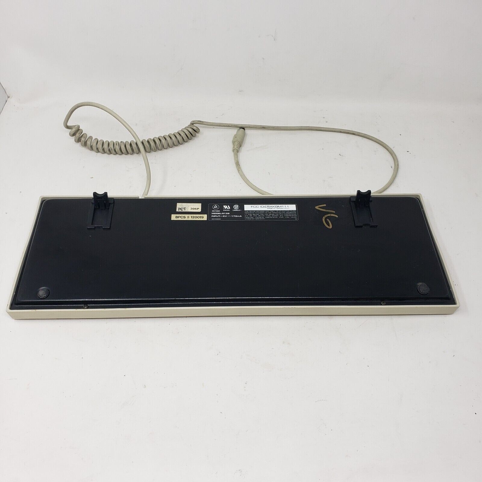 Packard Bell English Keyboard Vintage Keyboard 5139 Metal bottom