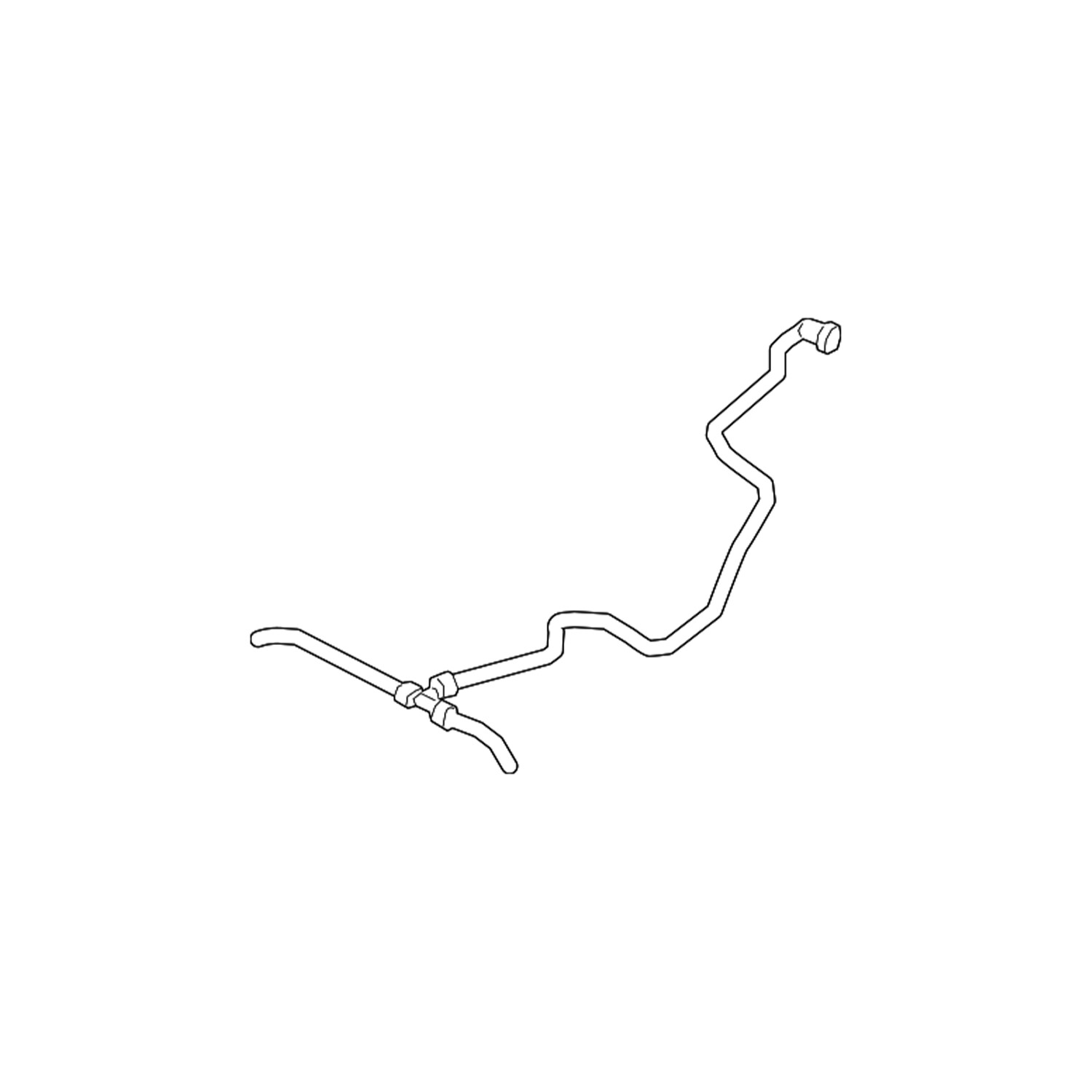 Genuine OEM Expansion Tank to Engine Engine Coolant Reservoir Hose For BMW