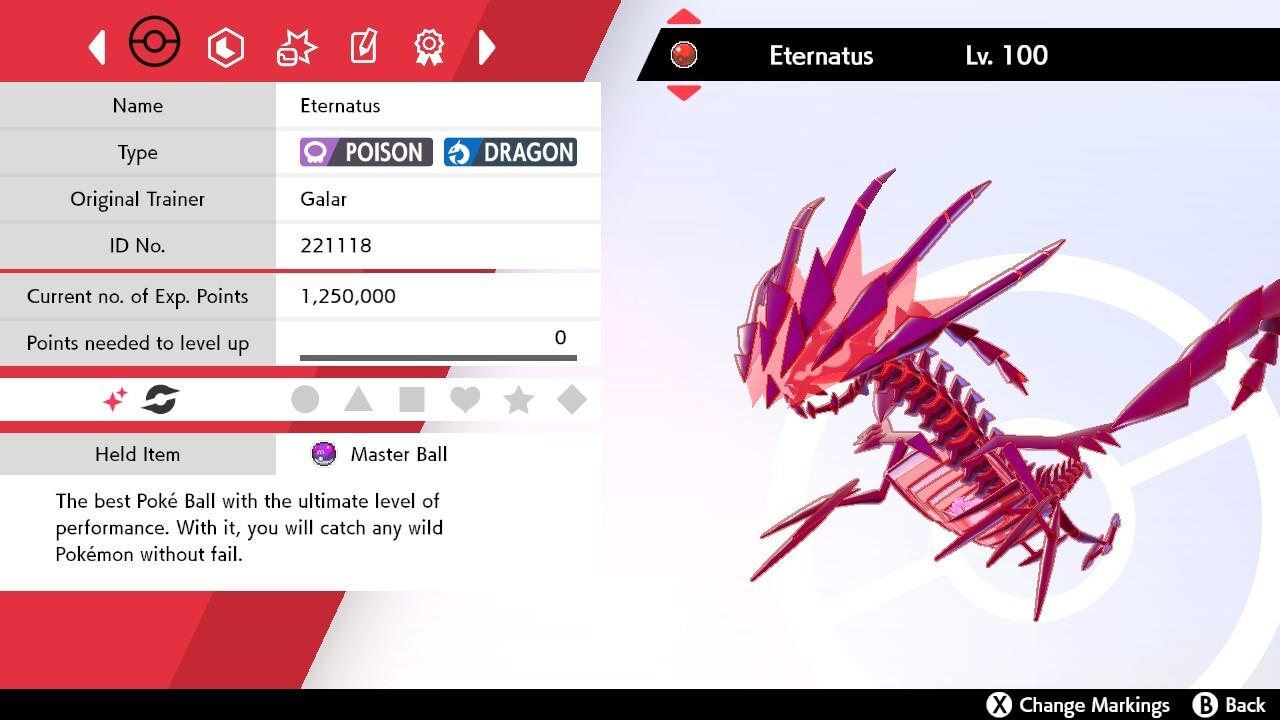 ✨Shiny✨ Event Eternatus For Pokemon Sword & Shield