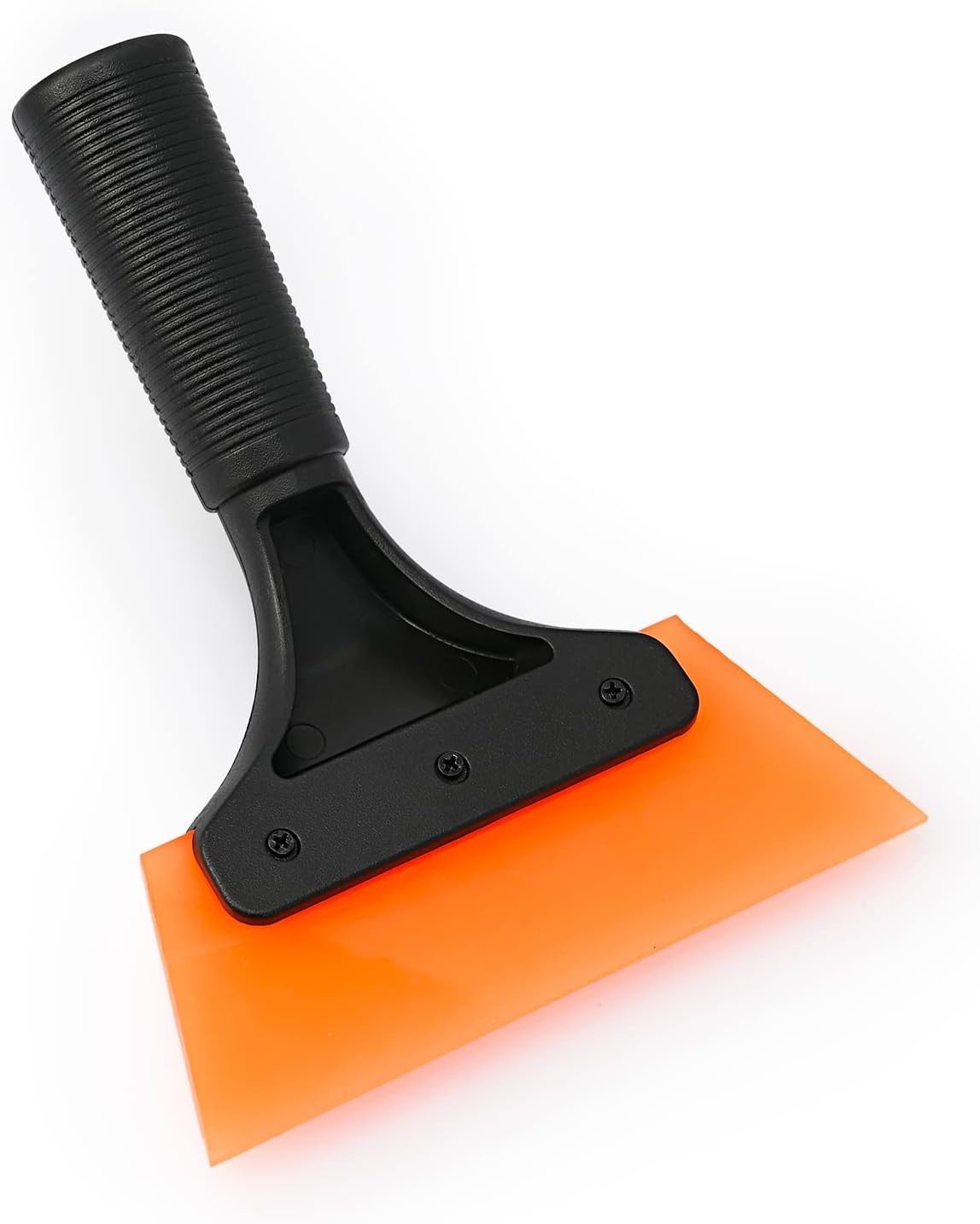 Small Squeegee 5 Inch Rubber Window Tint Windshield Scraper For Car Glass Orange