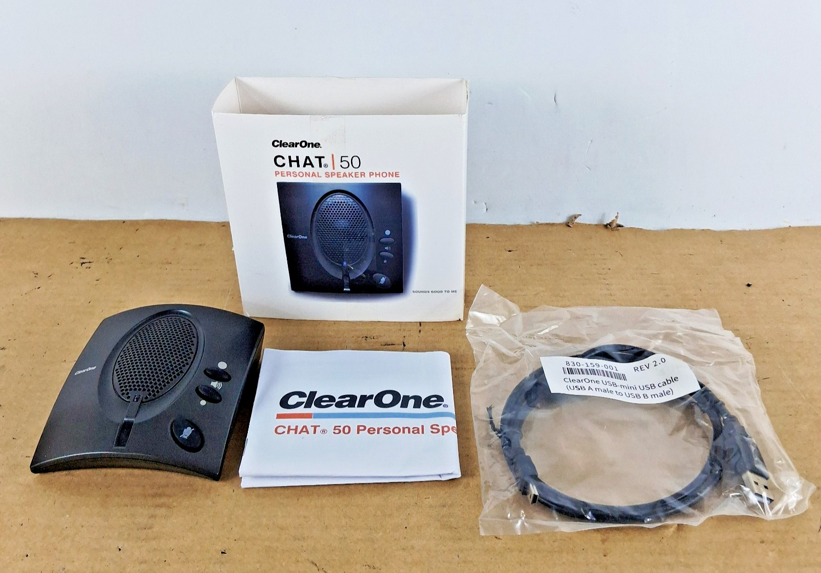 ClearOne Chat 50 USB Personal Speakerphone 910-159-001