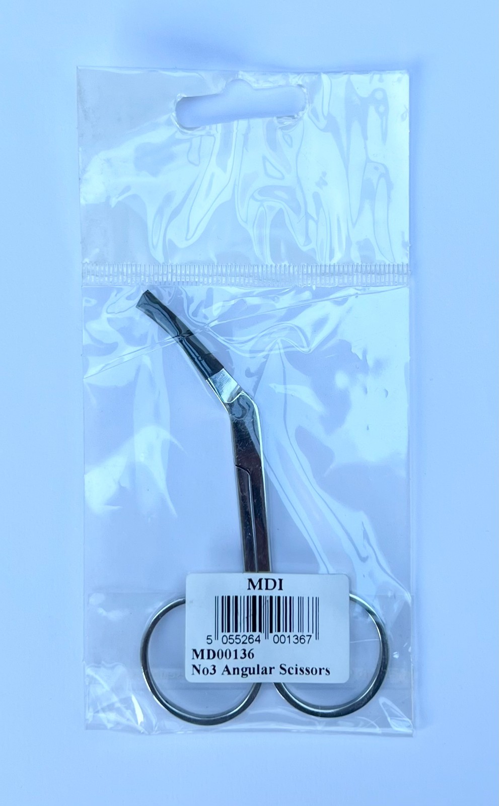 MDI Game Fly Tying Angular Scissors for Fly Tying 4"