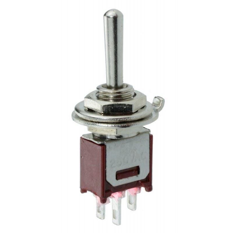 On-Off-On Subminiature Sub Mini Toggle Switch SPDT