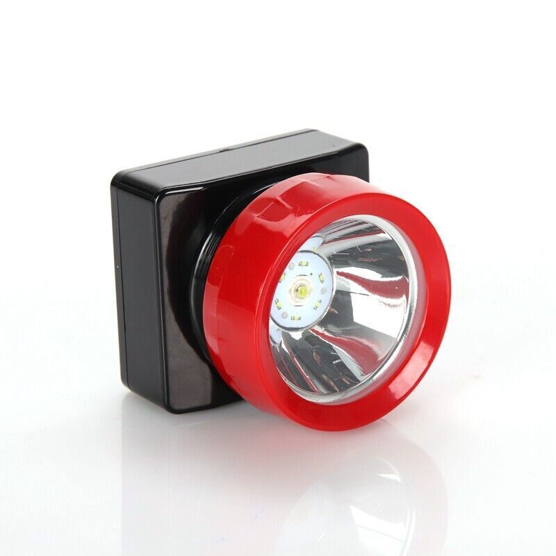 LED Headlamp Headlight Flashlight for Miner Mining Camping Hunting Charger Cable