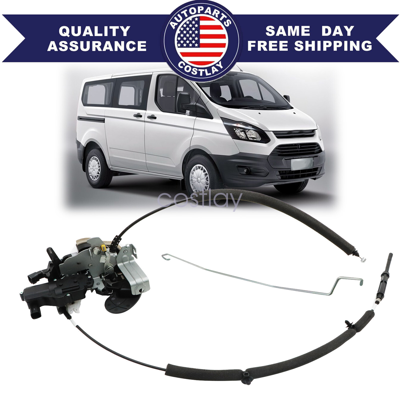 For Ford Transit-150 250 350 2018-2021 2022 2023 Upper Rear Door Lock Actuator