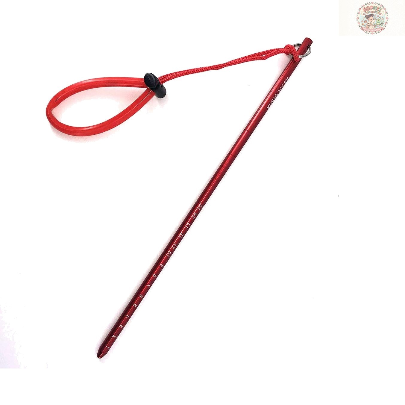Lightweight Red Diving Pointer Rod with Comfortable Strap for Underwater Fun