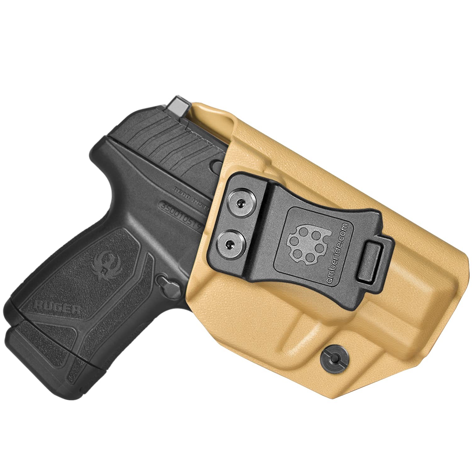 Amberide IWB Kydex Holster for Ruger Max-9 - Concealed Carry, Adjustable Cant