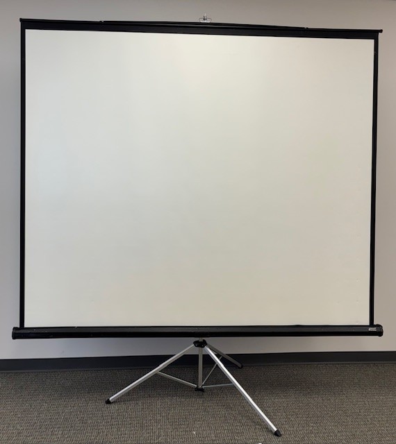 96"x96" Tripod Front Projector Screen DALITE9696