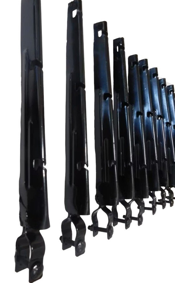 Extend-An-Arm BLACK Barbwire Arm Extension - Install onto 1-5/8" Top Rail - (9)