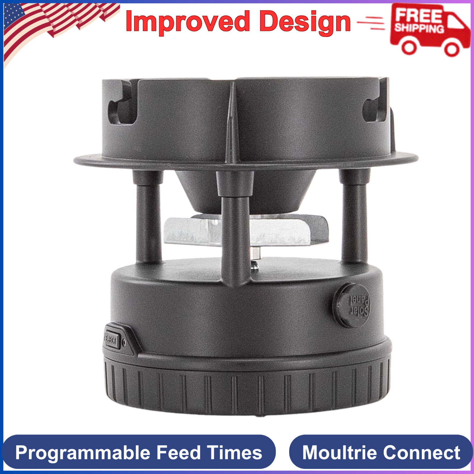 Moultrie All-In-One II Feeder With Bluetooth Control & 360-Degree Feed Coverage
