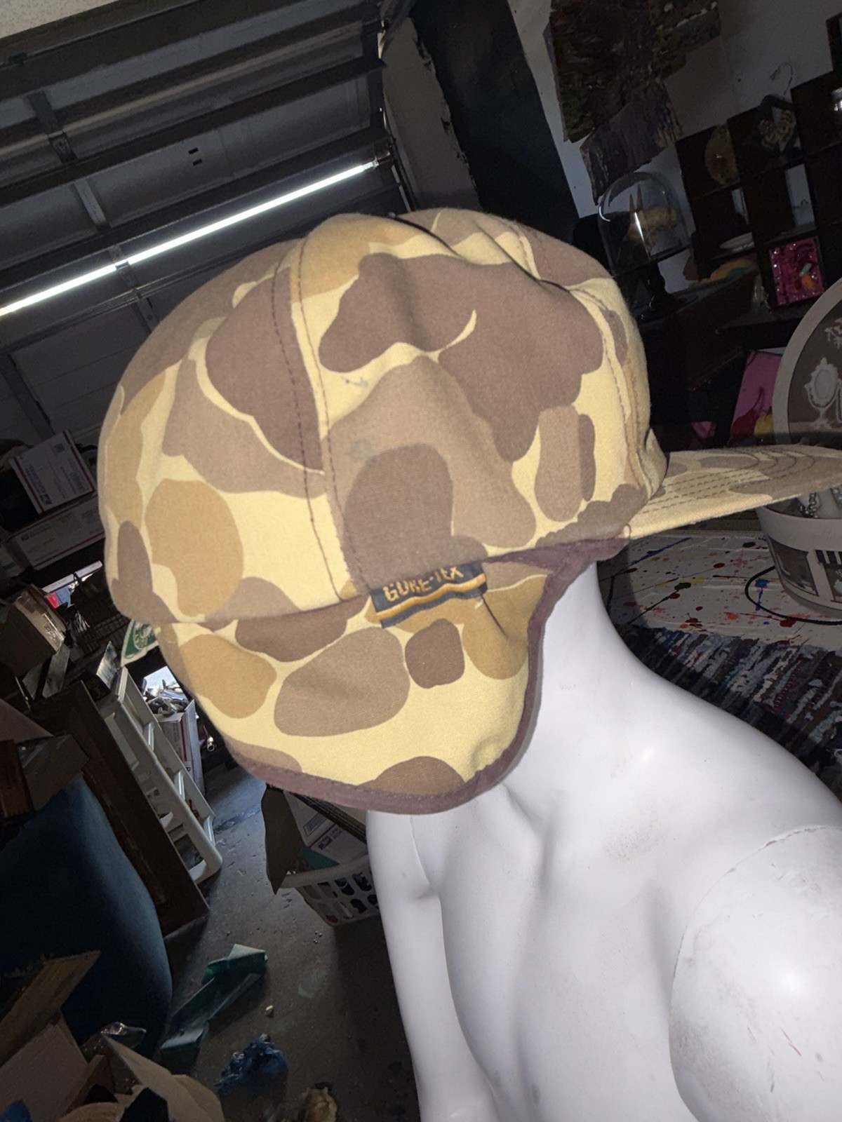 Beretta Thinsulate Camouflage Ball Cap XLARGE Ear Flaps Thermal Cotton Blend