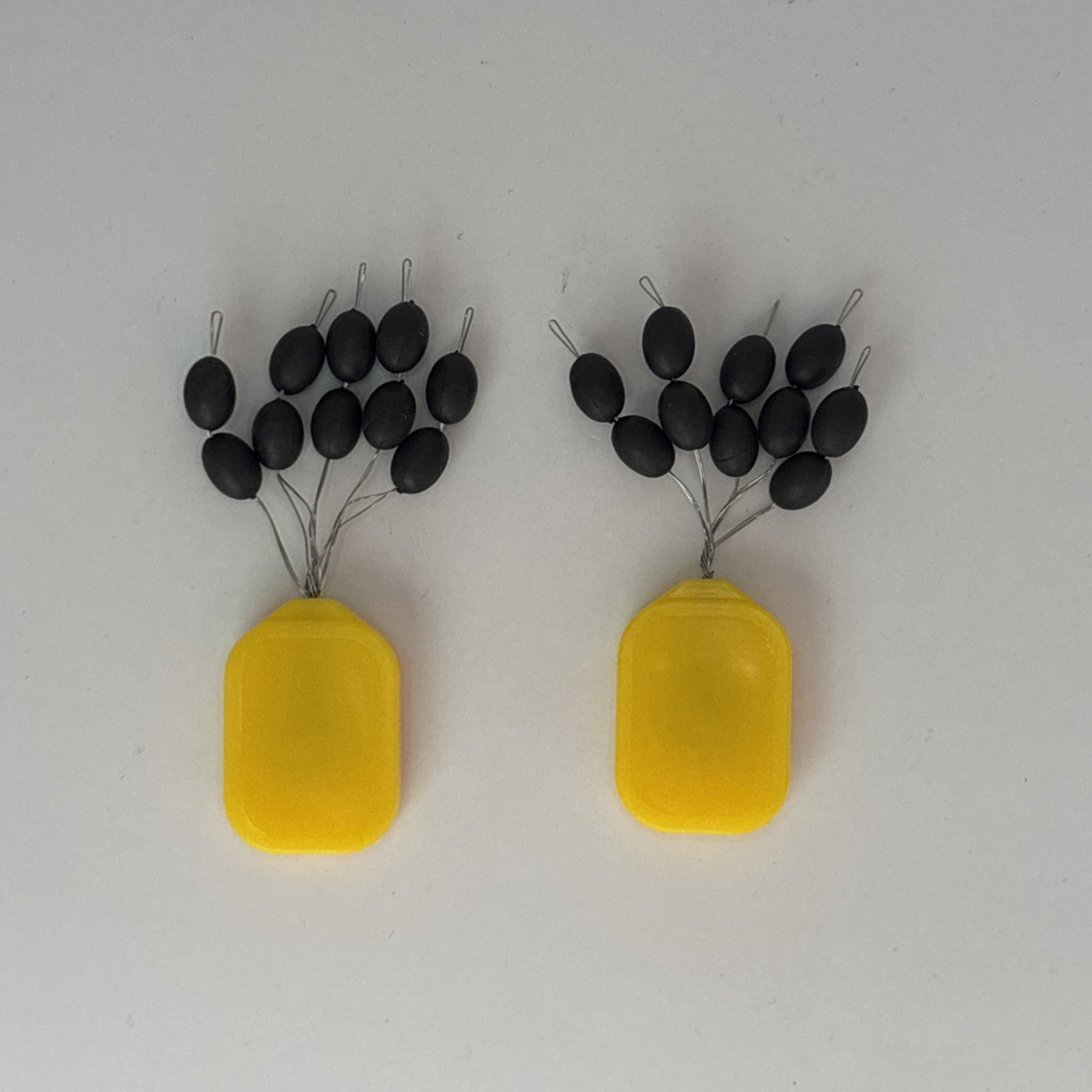 6mm Tungsten Oval Beads Twin Pack Sinkers/Droppers Carp/Barbel Fishing Free P&P