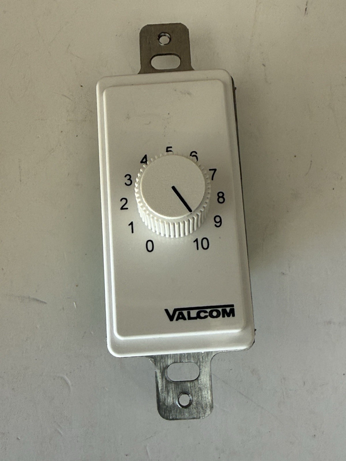 VALCOM V-2992-W WALL MOUNT VOLUME CONTROL, DECOR White