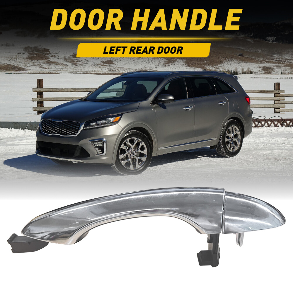 For Kia Sorento 2016-2020 Rear Door Handle Left Driver Side Chrome 82651-C5010 A