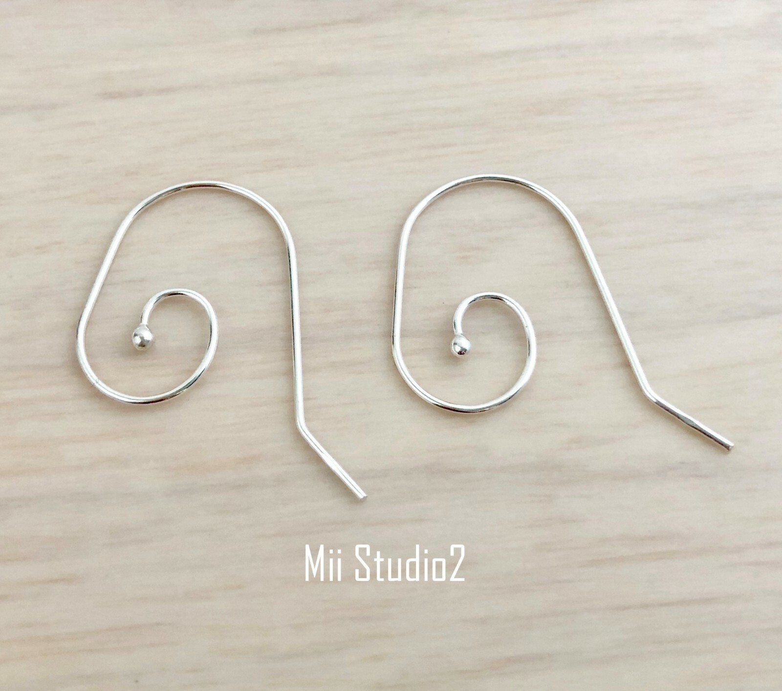 10pcs interchangeable 925 sterling silver ball end earrings hook earwire E04s