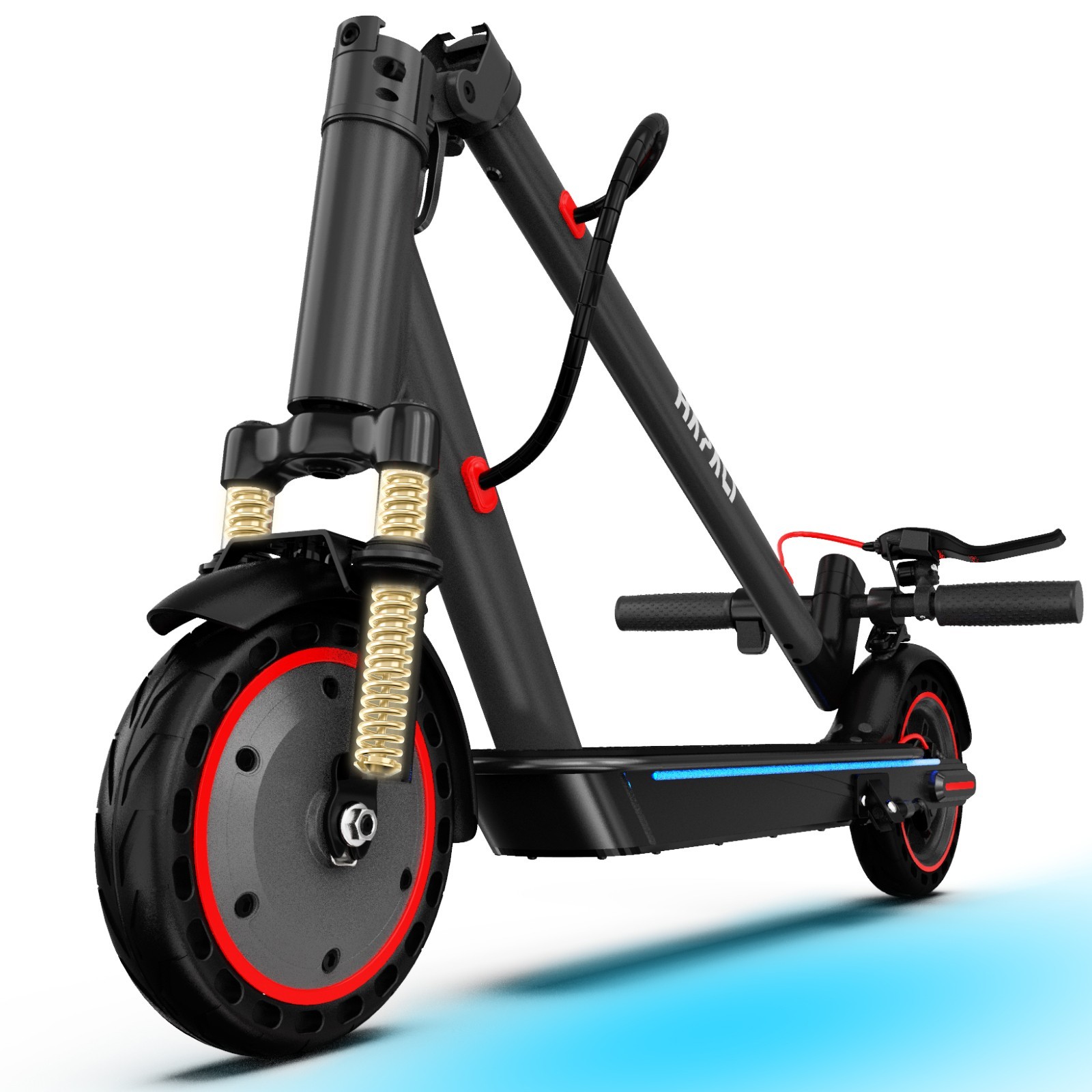 550W Electric Scooter Adult,Folding E-Scooter with Front Suspension, Up to 19MPH