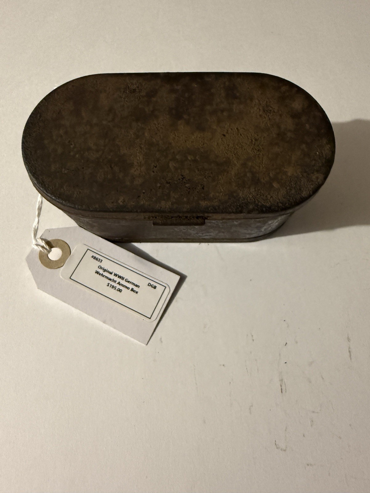 WW2 GERMAN METAL Wehrmacht AMMO BOX AMMUNITION CONTAINER WEHRMACHT