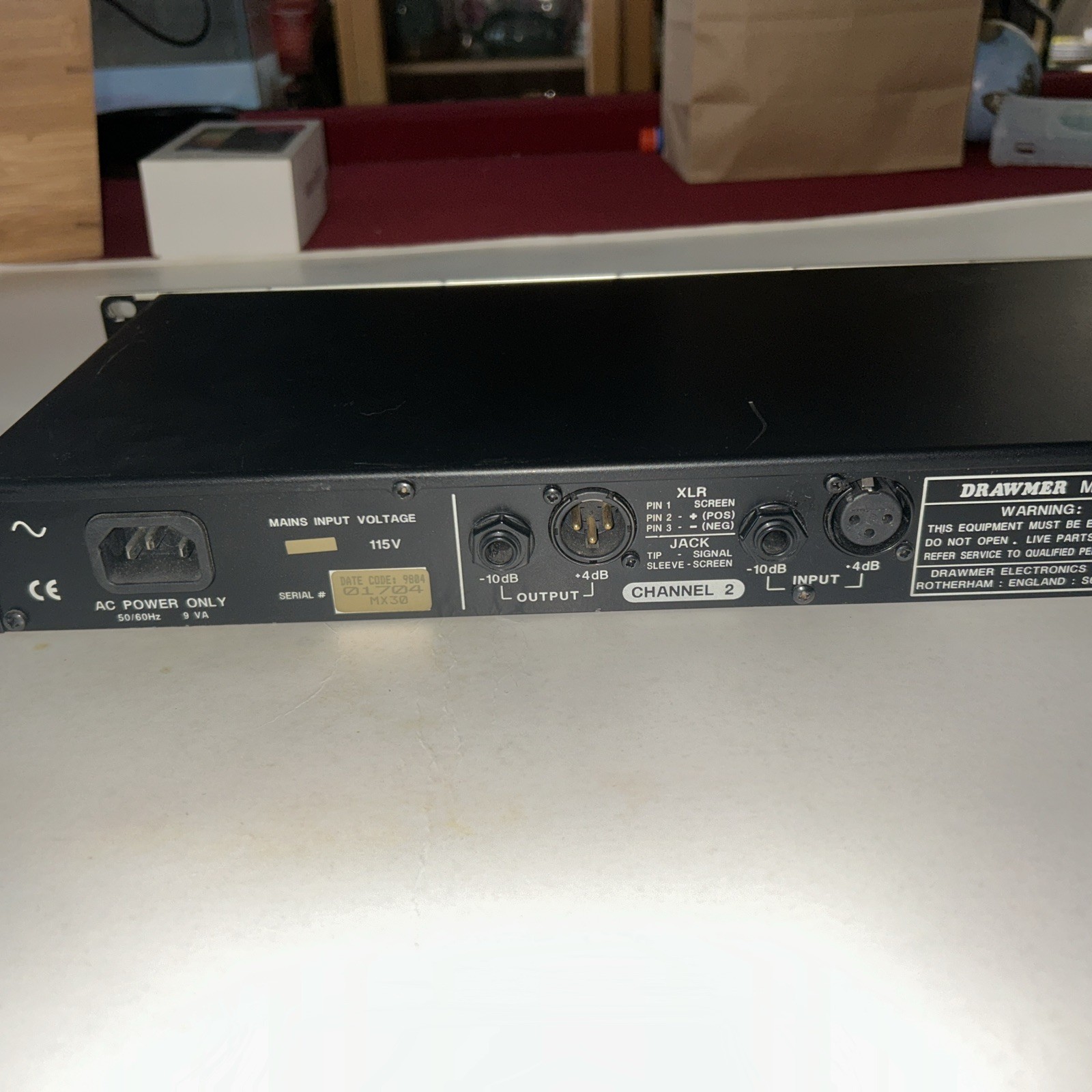 Drawmer MX30 Dual-Gated Compressor/Limiter
