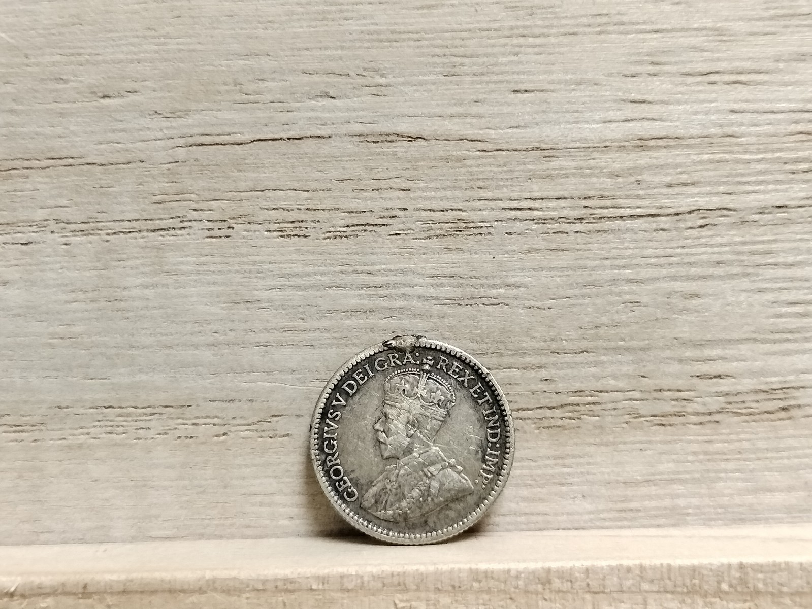 1912 5 Cents Canada Silver (.925) Coin