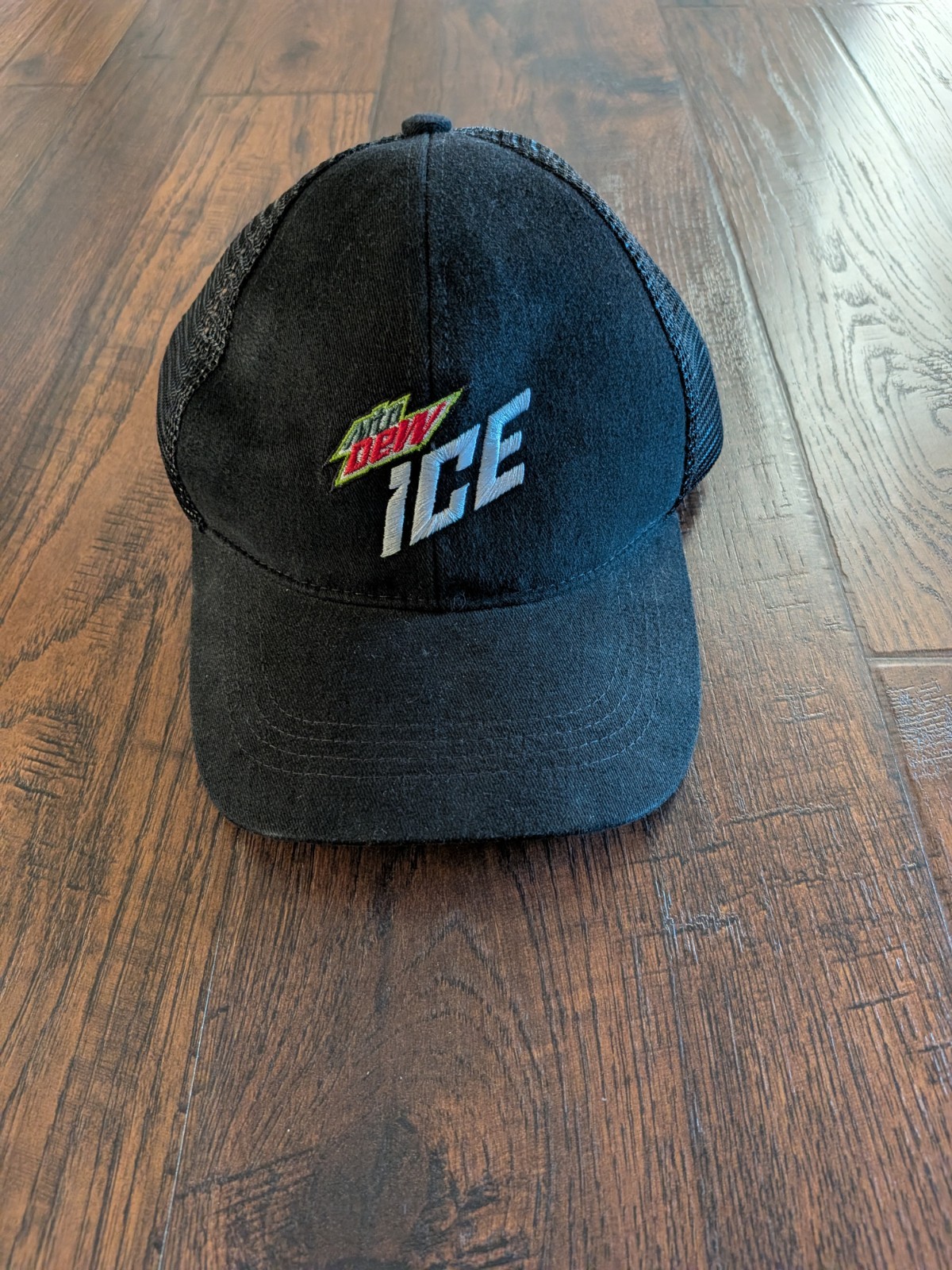 Mountain Dew Ice Hat Black Mesh Pre Owned