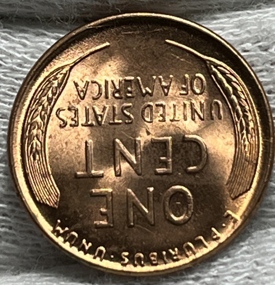 1951 Lincoln Wheat Penny Errors Die Clash Uncirculated