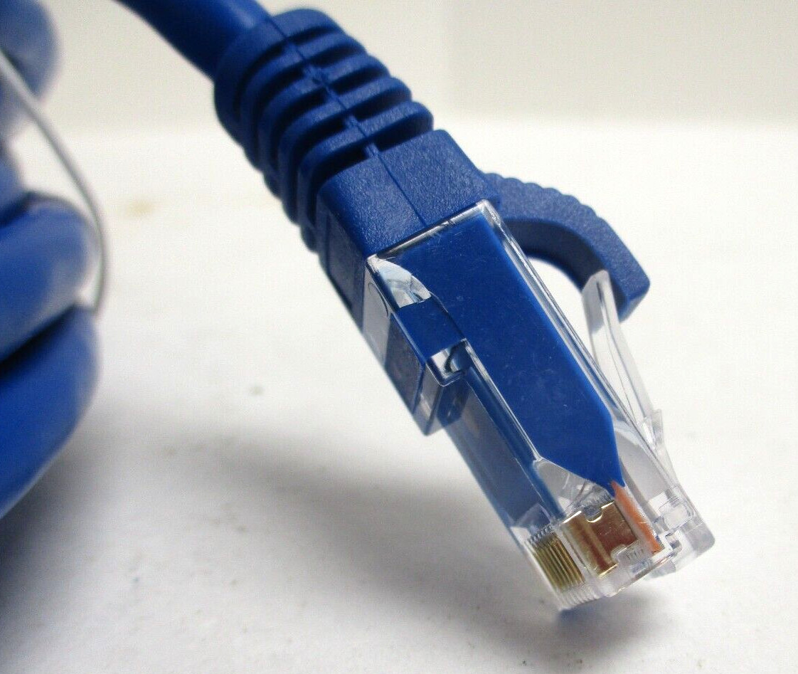 LEGRAND, 576-110-035 , VS-35FT-BLUE-SNAGLESS-C6-CM CABLE , LOT OF 25 , SURPLUS