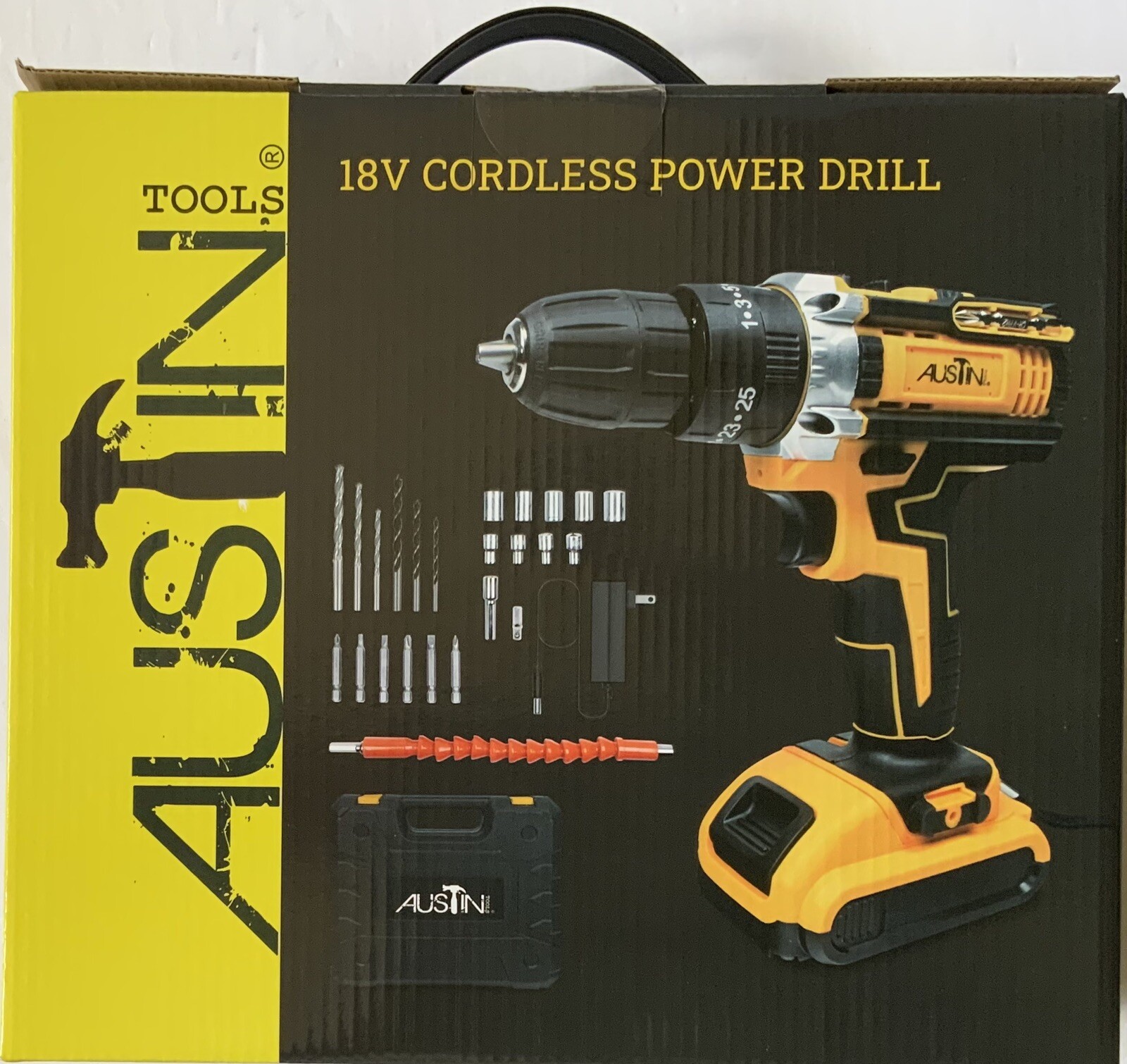 Austin Tools 18V Cordless Power Drill