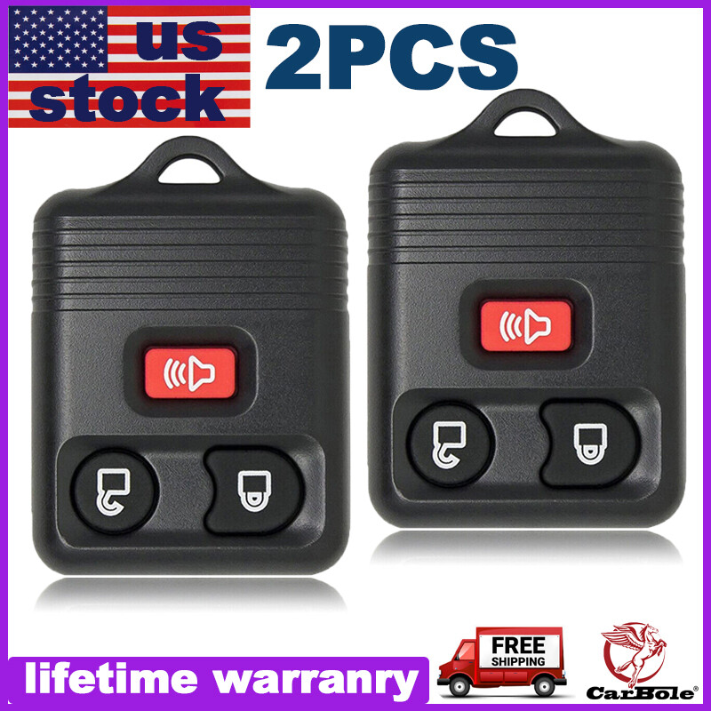 2X Keyless Entry Car Remote Control Key Fob Transmitter Alarm For Ford F250 F150