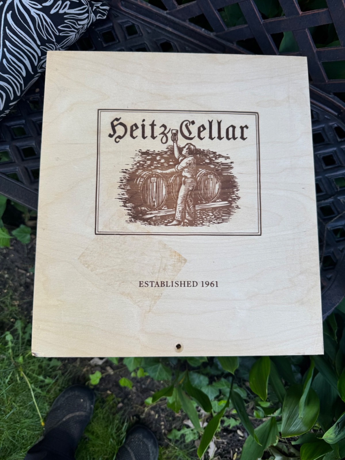 Heitz Cellars Lot C-91 wine crate, box only