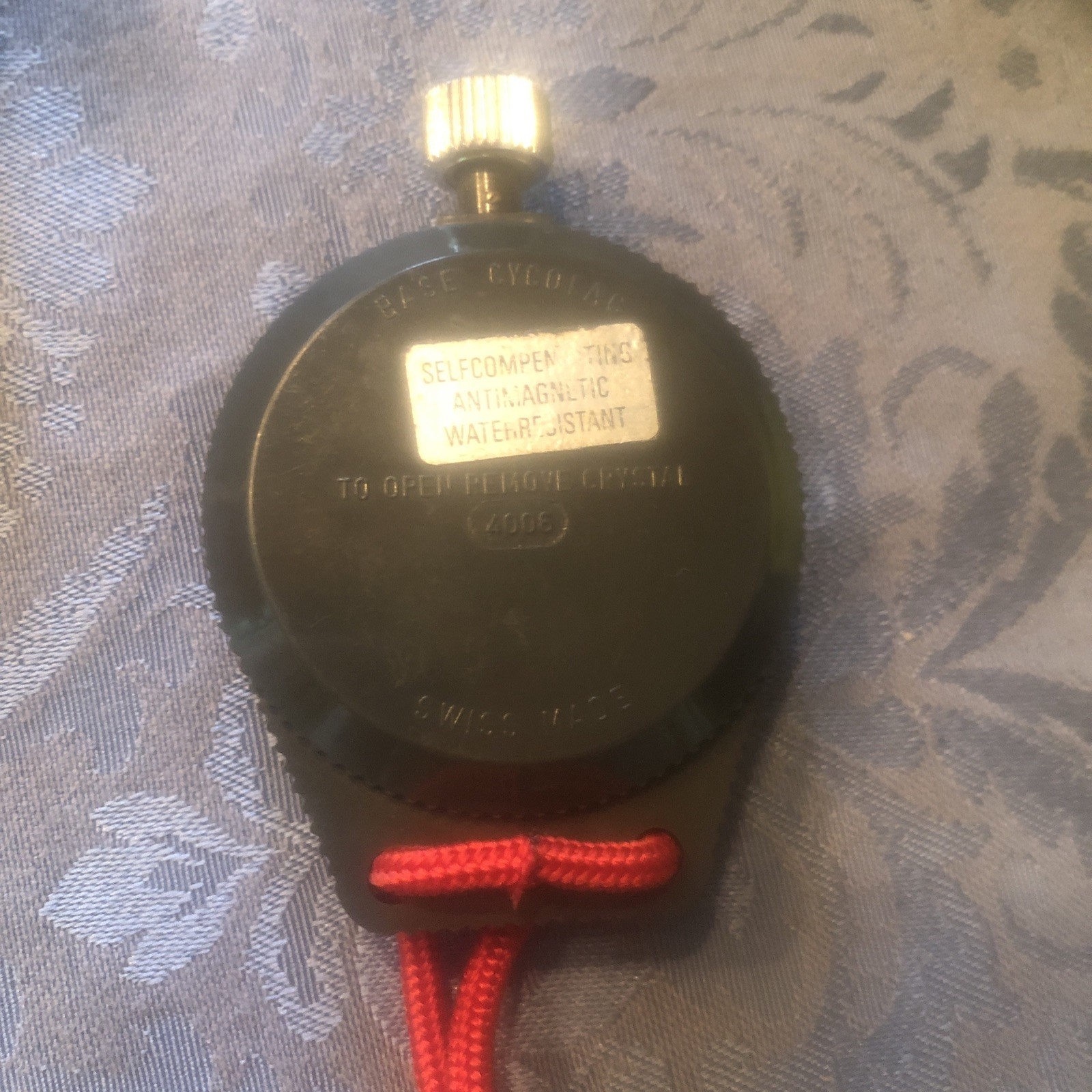Precise Synchrolimer Shockresistant Stopwatch Swiss Made Working Vintage