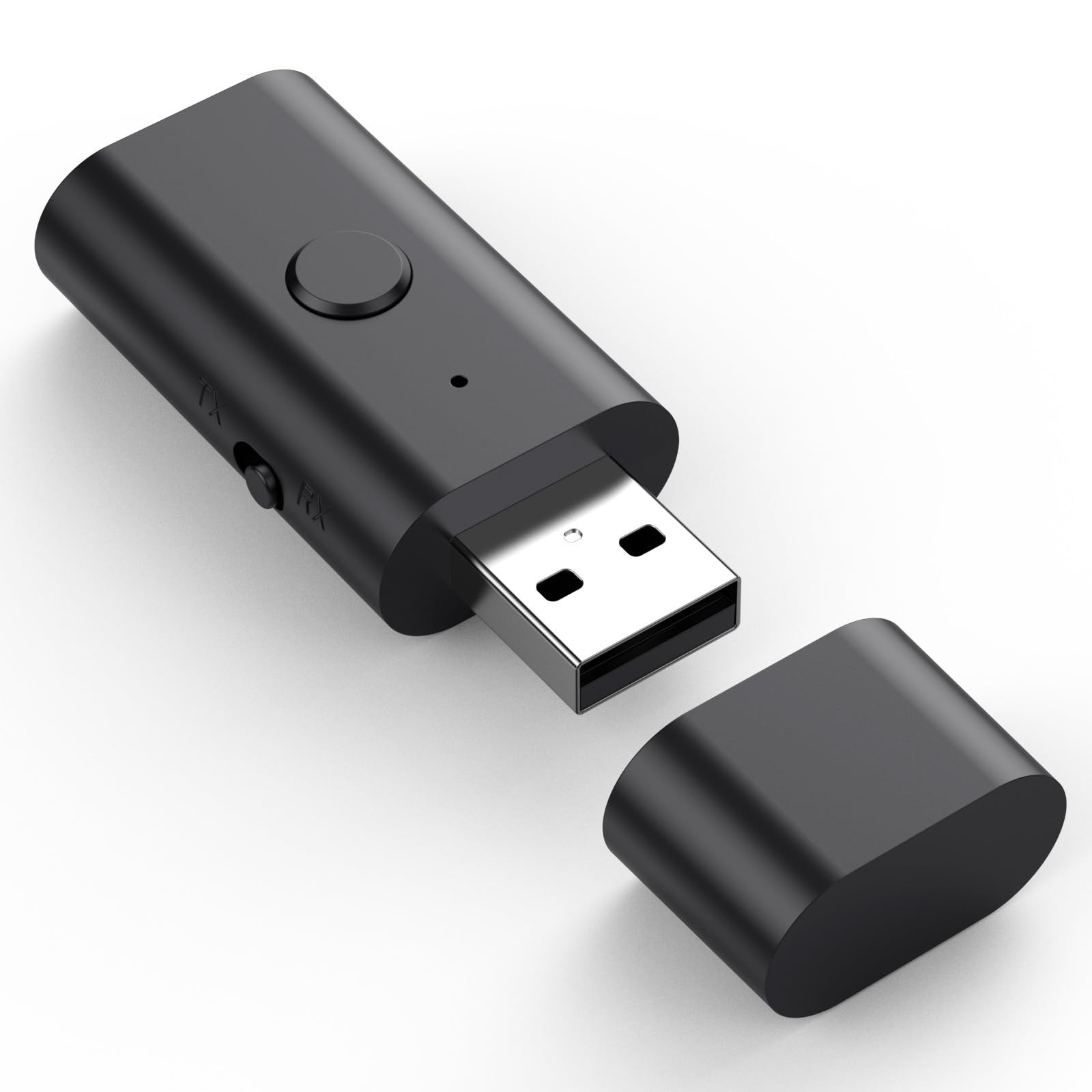 Bluetooth 5.3 Transmitter Receiver, 3.5mm Aux Wireless USB Adapter, Low Laten...