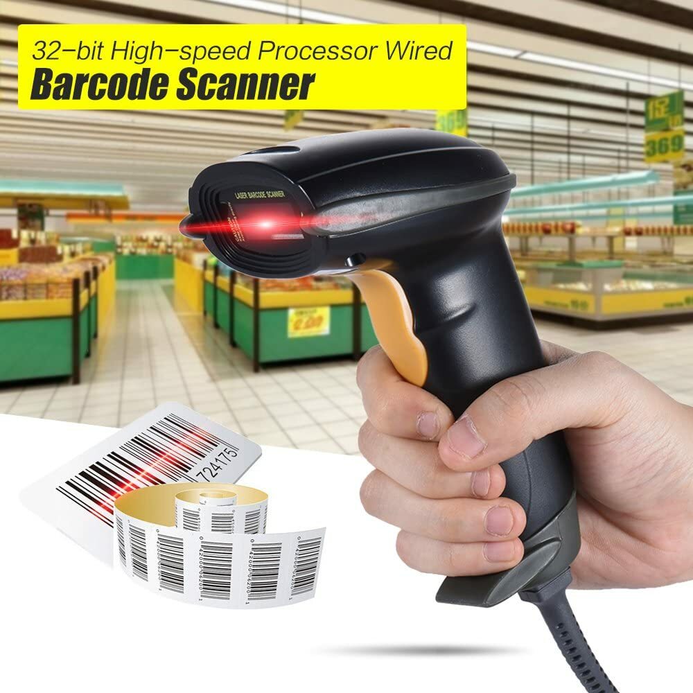 Aibecy OS0321-1 USB Handheld 1D Barcode Scanner ARM 32-Bit CPU