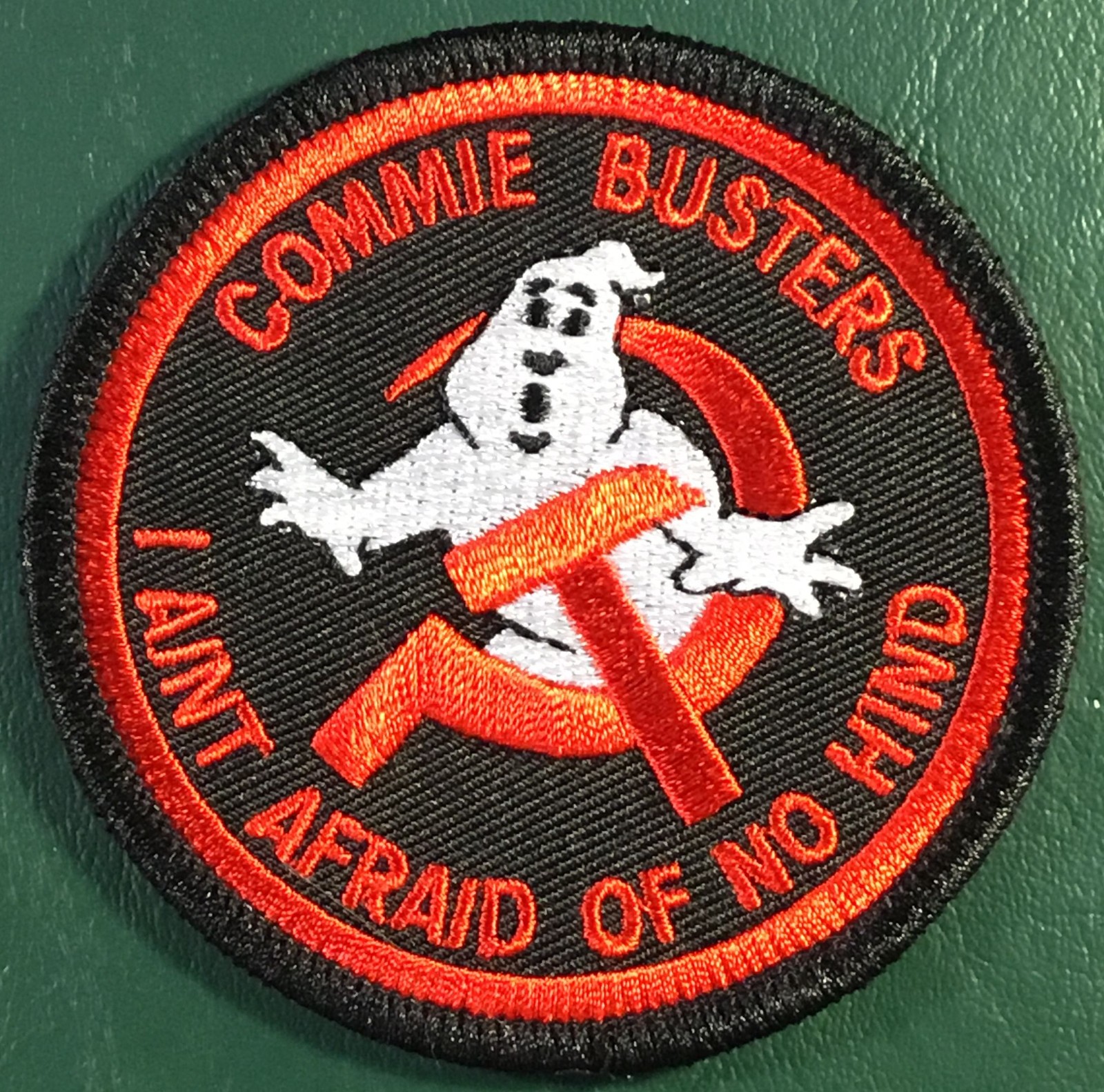 Commie Busters with Hammer and Sickle Morale patch
