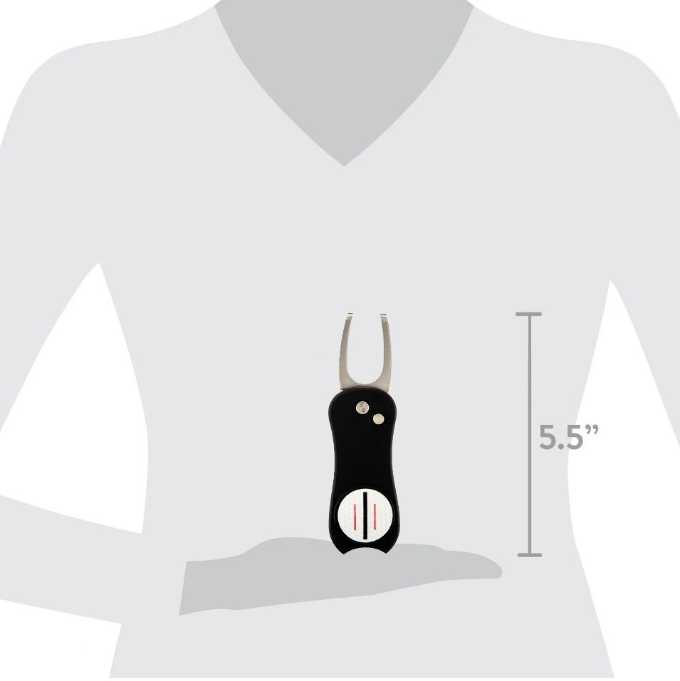 ATHLETIC WORKS Spring-Assisted Divot Tool-brand New/Ball Marker/Sharpener.
