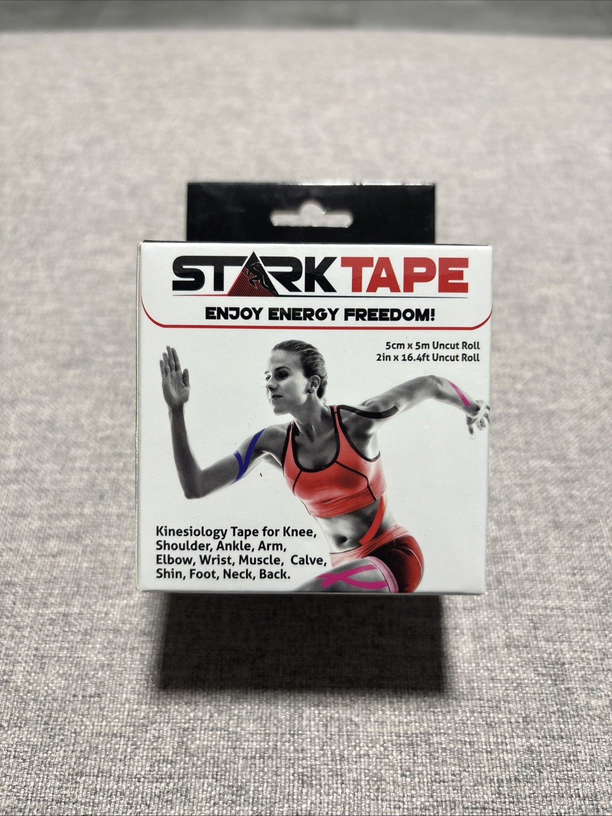 Kinesiology Tape Sports Recovery Tape 2in x 16.4ft Roll Beige Stark Tape