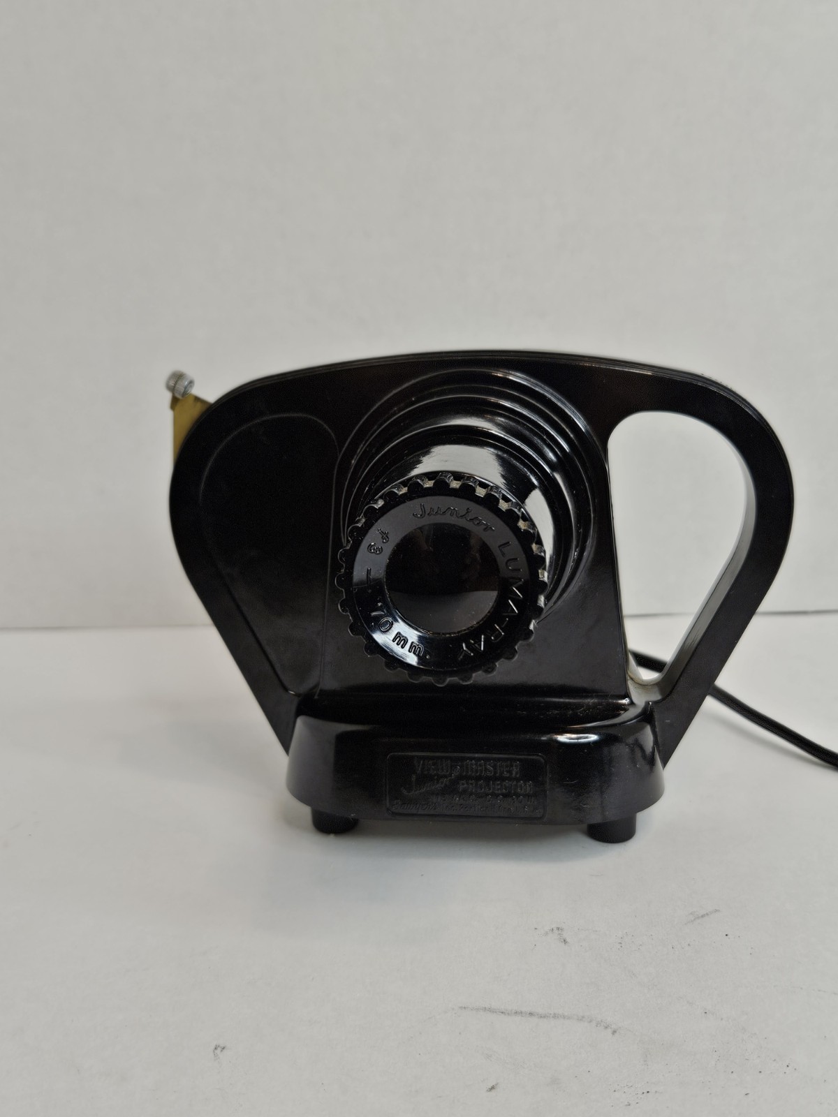 Vintage View-Master Junior Projector w/ Box, Reels & Paperwork – Powers On –