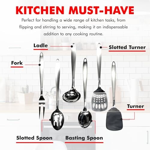 10230 1-Piece Stainless Steel,13-Inch Solid Spoon