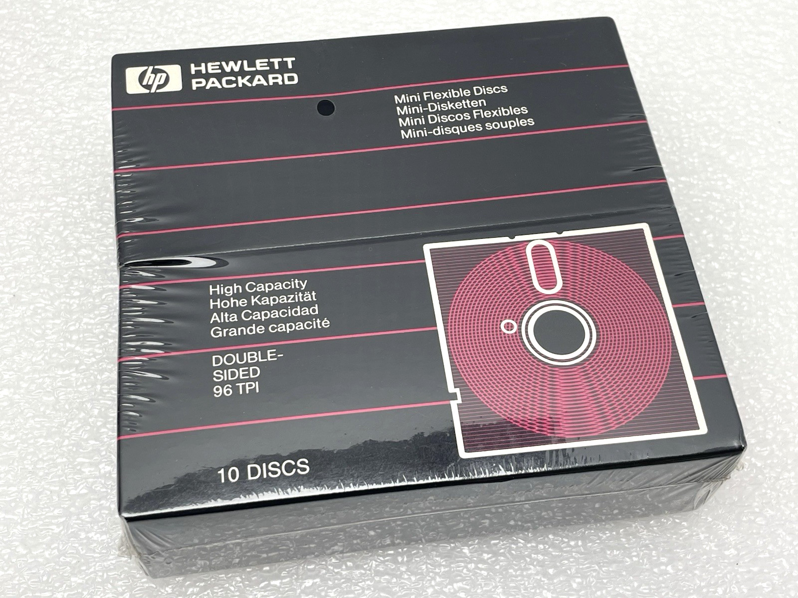 NEW SEALED HEWLETT PACKARD 92190X 5.25" DOUBLE-SIDED MICRO FLEXIBLE DISCS BOX 10