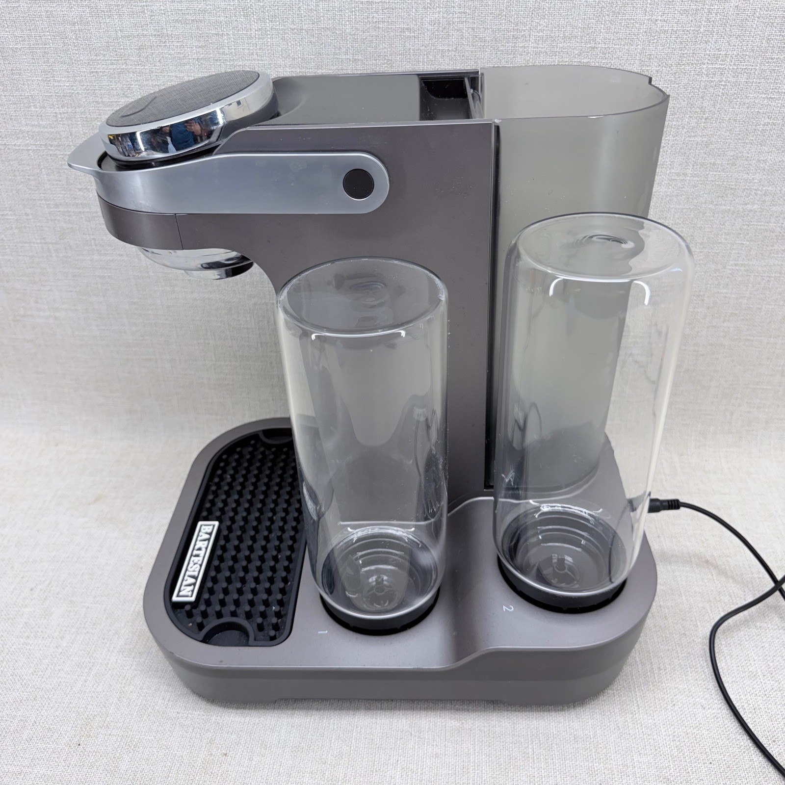 Bartesian Premium Cocktail Machine Margarita Maker Grey 55300 Missing Lid