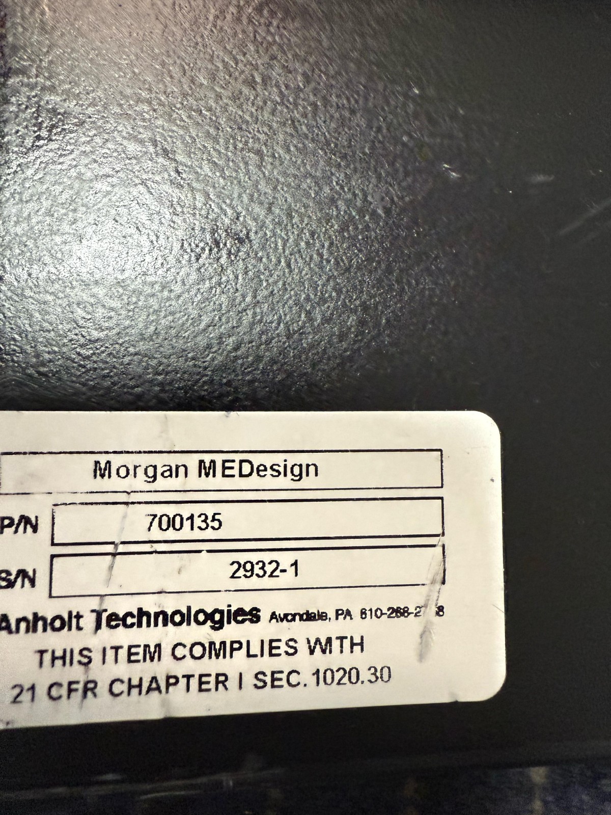 Morgan Medesign Removable Foot Section for EXLT C-Arm Table, Radiolucent Top