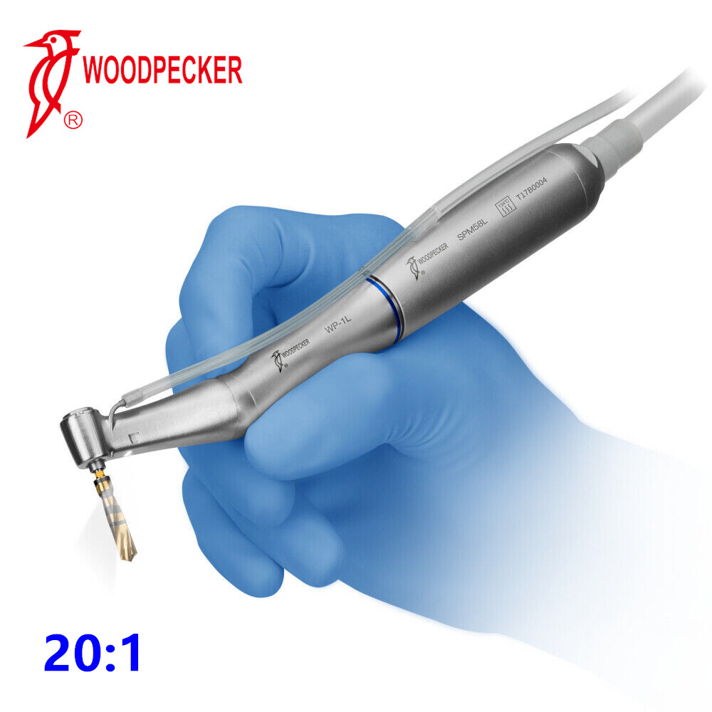 Woodpecker 20:1 Dental Contra Angle Decreasing Handpiece WP-1L for Implant Motor