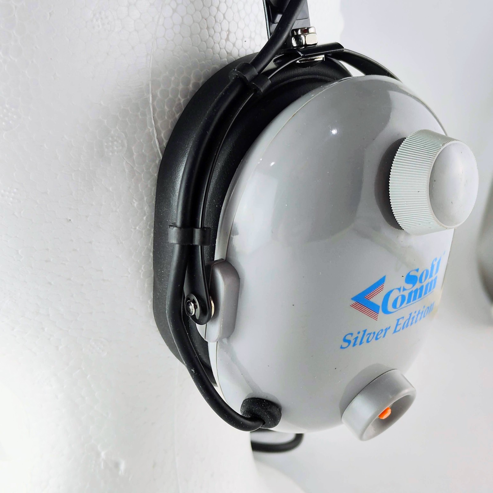 SoftComm C-60 Aviation Headset Silver Edition Pilot Headphones Tested Soft Comm