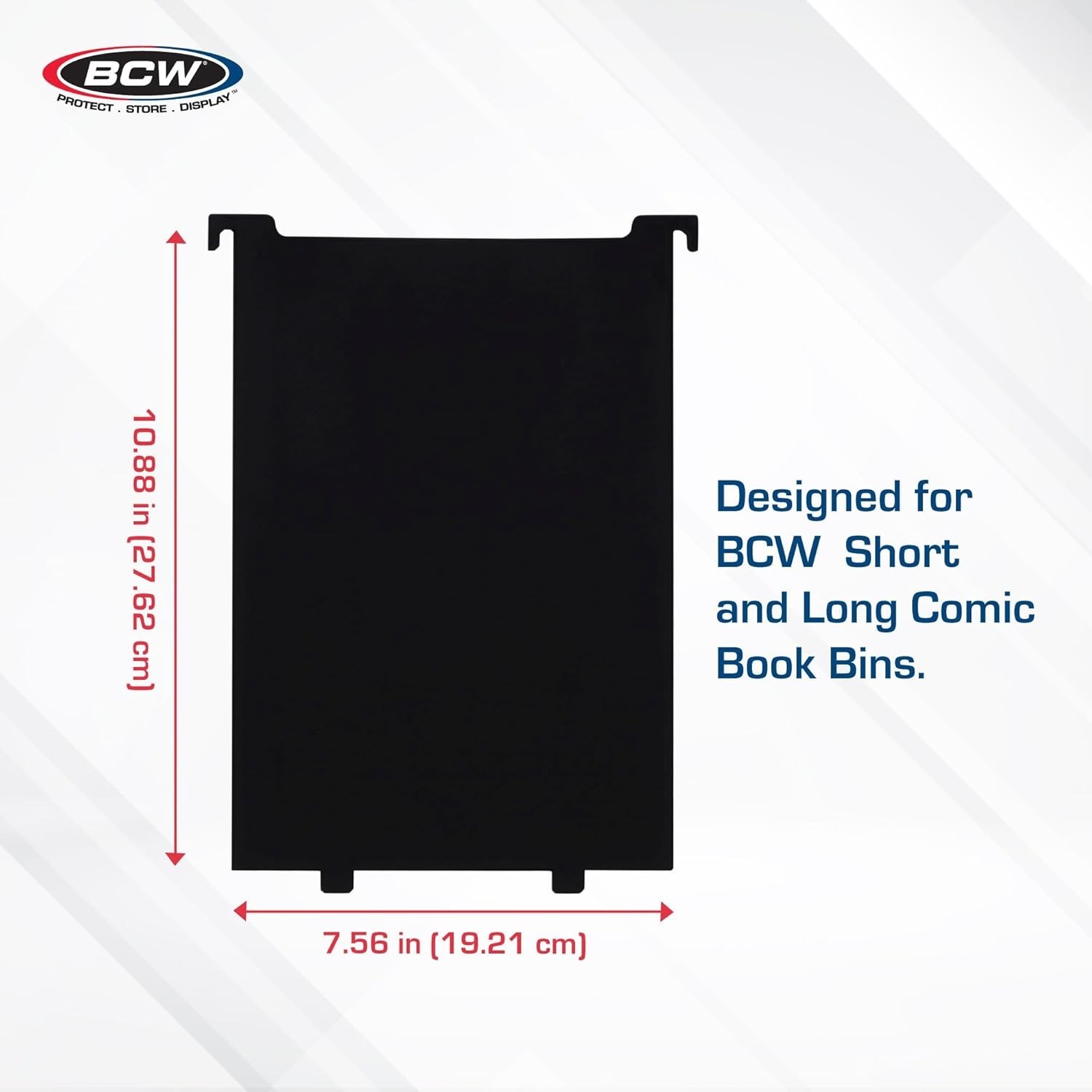 3 Pack Exclusive Comic Bin Partitions – Smooth Plastic Dividers for Organizing