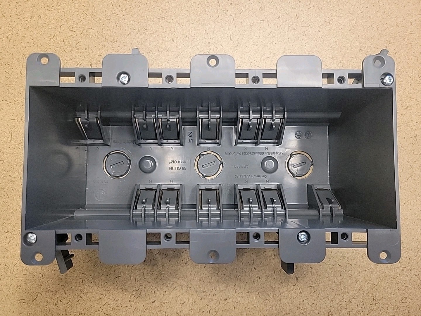 FULL CASE OF 30 - 4 gang old work box - FREE SHIP