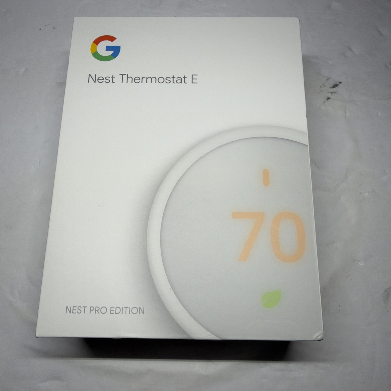 Google Nest Thermostat E T4001ES Programmable Thermostat - White