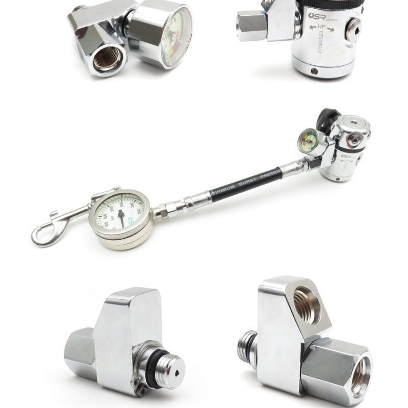 High Pressures Diving Splitter Supplies Lightweight Flexible Scuba Regulator