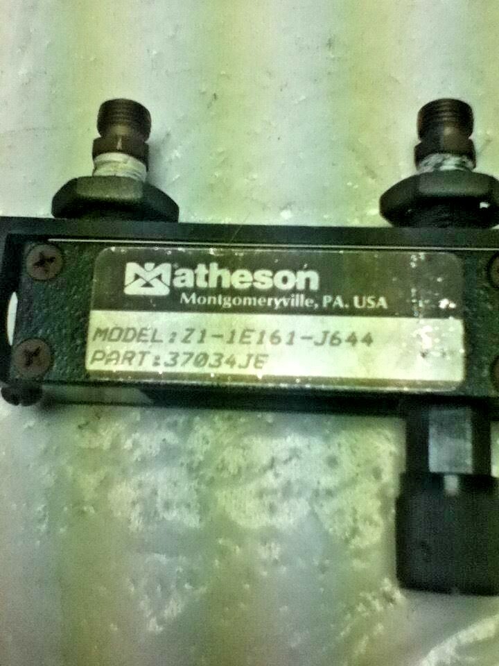 Matheson Z1-1E161-J644 Flow Meter