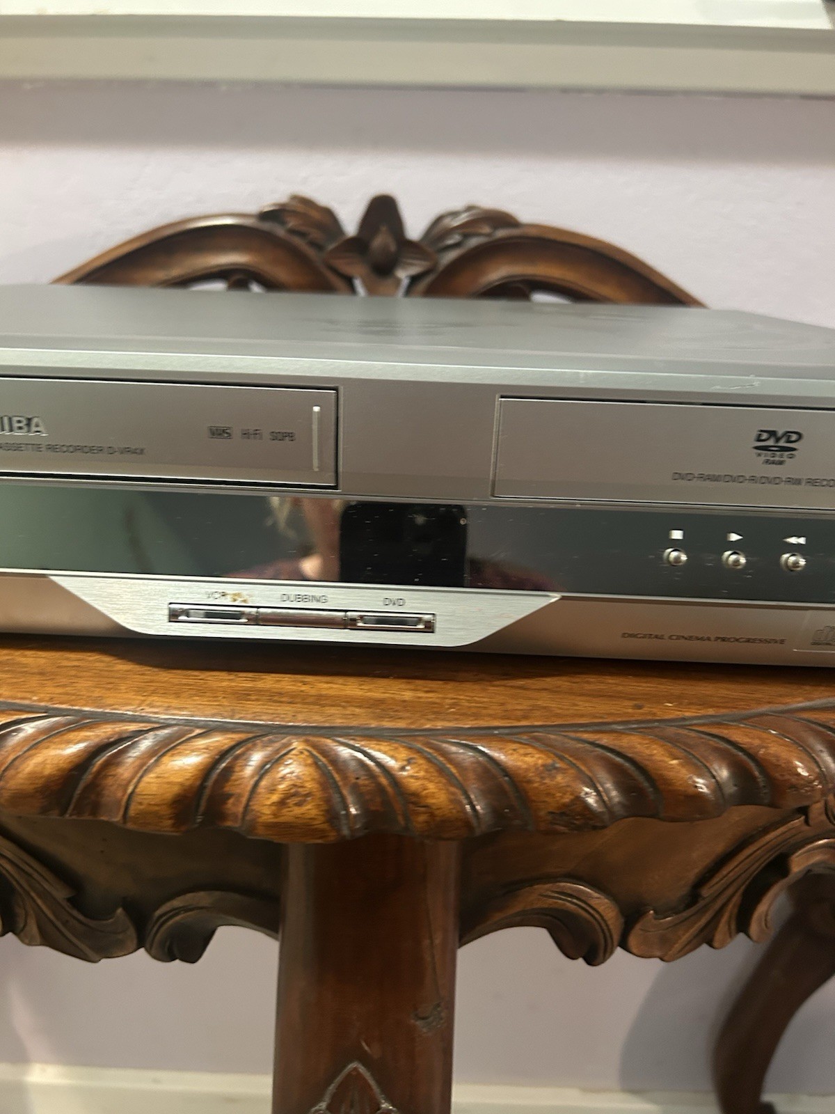 Toshiba D-VR4XSU DVD VHS Combo Player DVD Recorder Untested