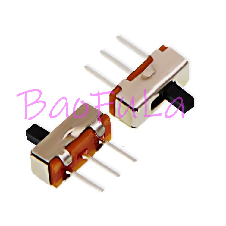 20PCS SS12D00G3 2 Position SPDT 1P2T 3 Pin PCB Panel Mini Vertical Slide Switch