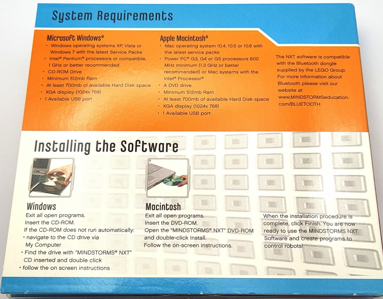 LEGO Mindstorms Education NXT Software 2.1 & NXT User Guide Windows & Macintosh